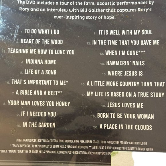 Joey & Rory the singer and the song DVD (NIP) - Picture 2 of 4